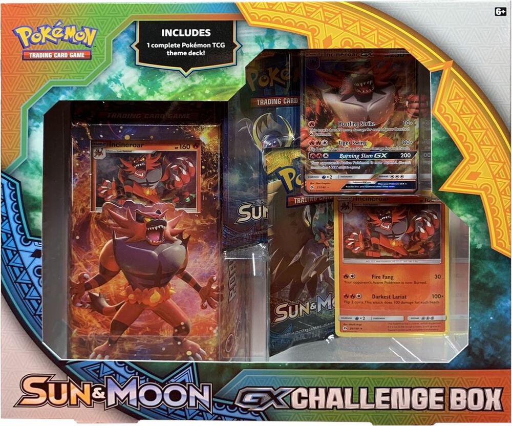 Sun & Moon GX Challenge Box [Incineroar] card from SM Base Set