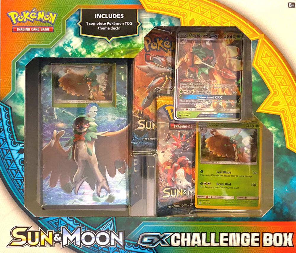 Sun & Moon GX Challenge Box [Decidueye] card from SM Base Set