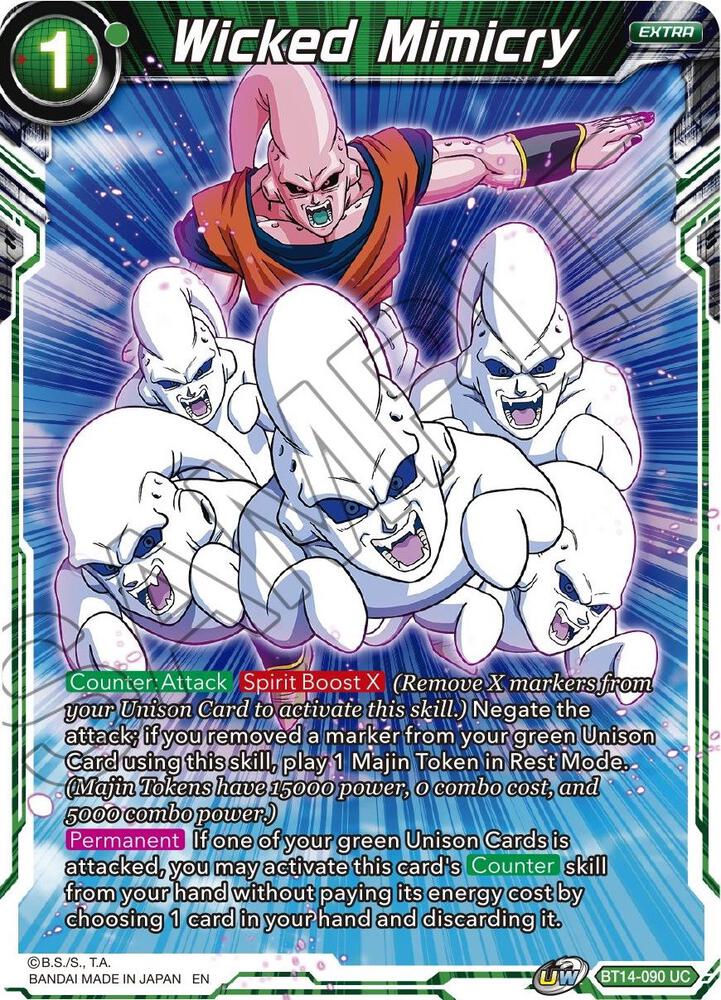 Wicked Mimicry BT14-090 card from Cross Spirits