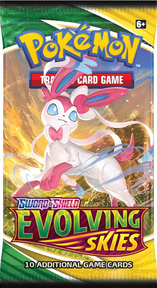 Evolving Skies Booster Pack card from SWSH07: Evolving Skies