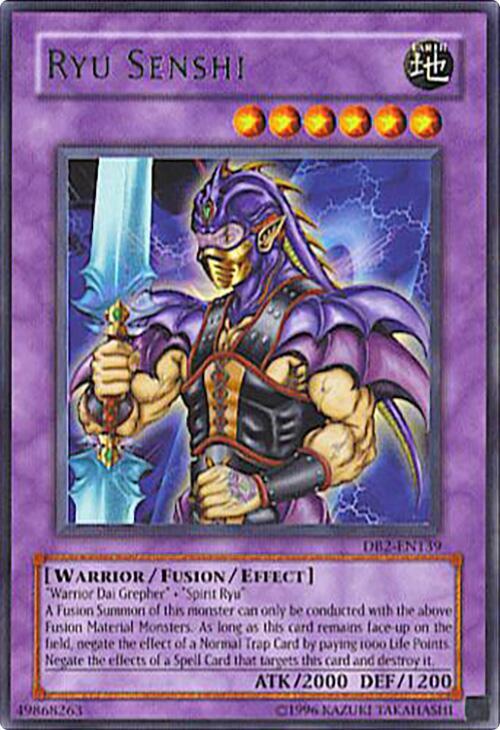 Ryu Senshi DB2-EN139 card from Dark Beginning 2