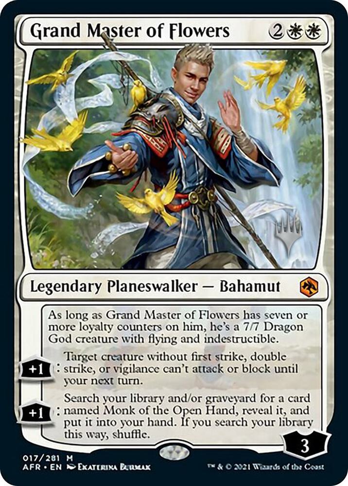 Grand Master of Flowers 17 card from Promo Pack: Adventures in the Forgotten Realms