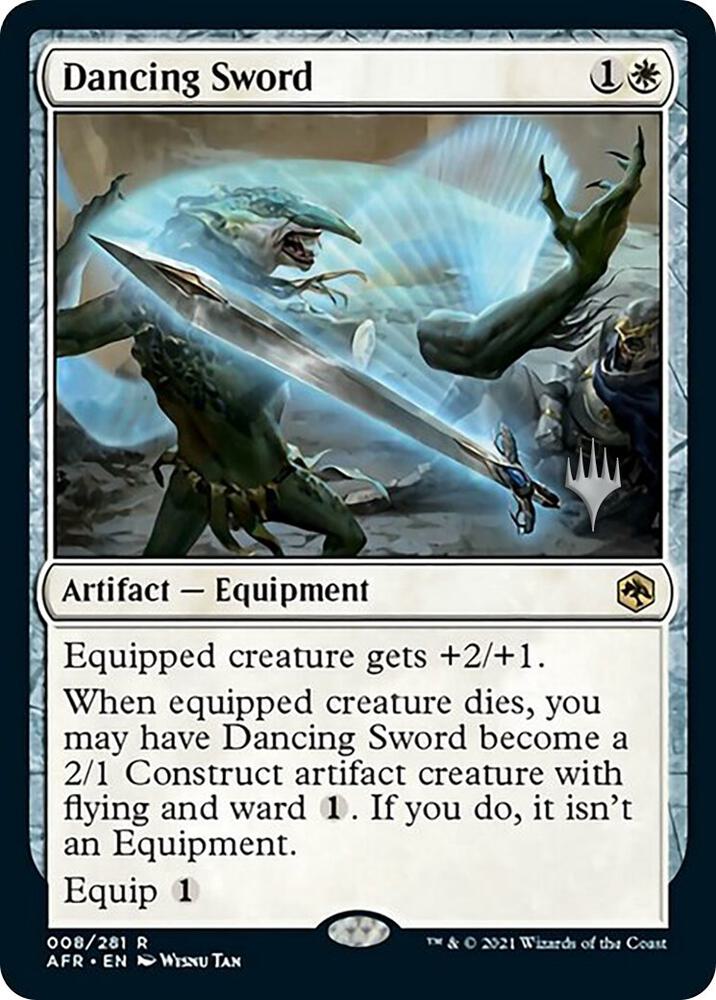 Dancing Sword 8 card from Promo Pack: Adventures in the Forgotten Realms