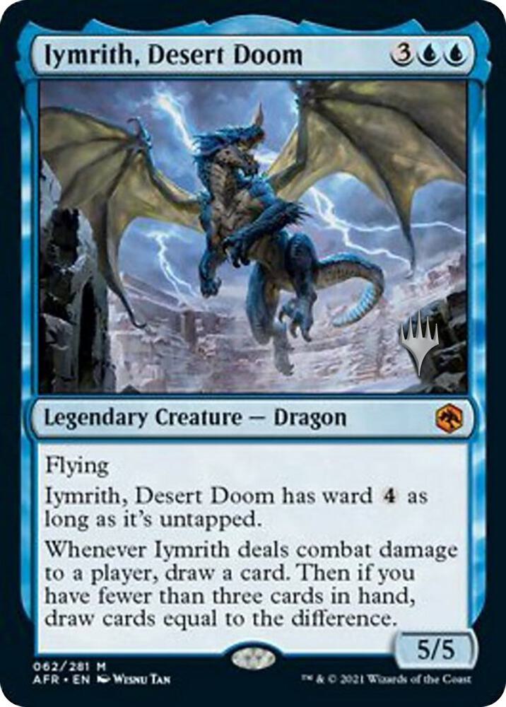 Iymrith, Desert Doom 62 card from Promo Pack: Adventures in the Forgotten Realms
