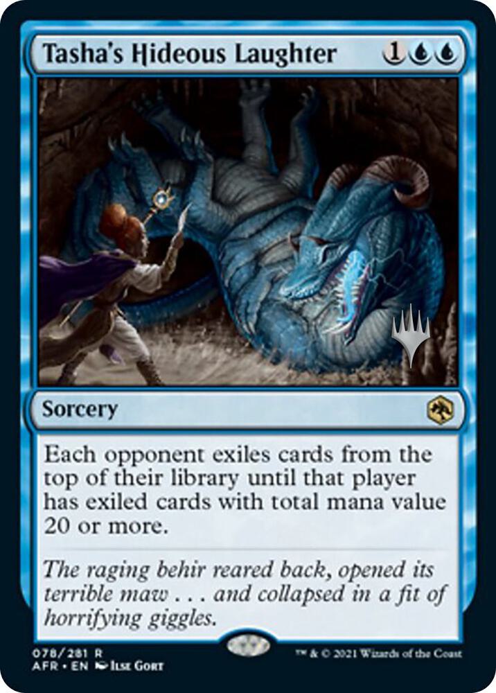 Tasha's Hideous Laughter 78 card from Promo Pack: Adventures in the Forgotten Realms
