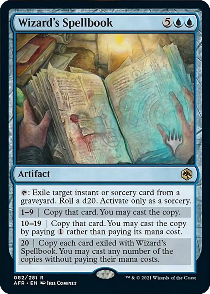 Wizard's Spellbook 82 card from Promo Pack: Adventures in the Forgotten Realms