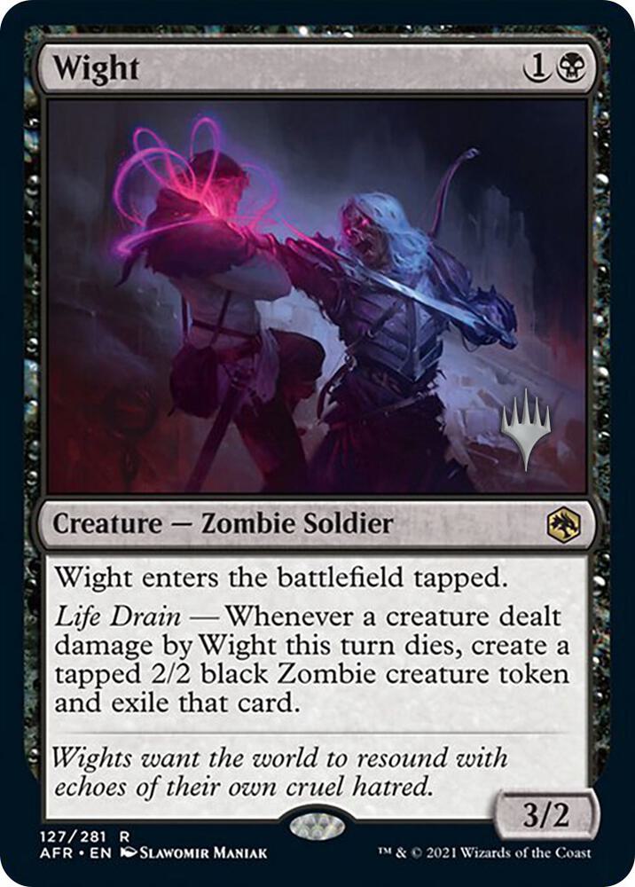 Wight 127 card from Promo Pack: Adventures in the Forgotten Realms