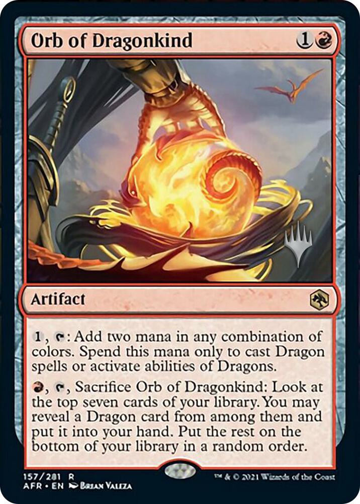 Orb of Dragonkind 157 card from Promo Pack: Adventures in the Forgotten Realms