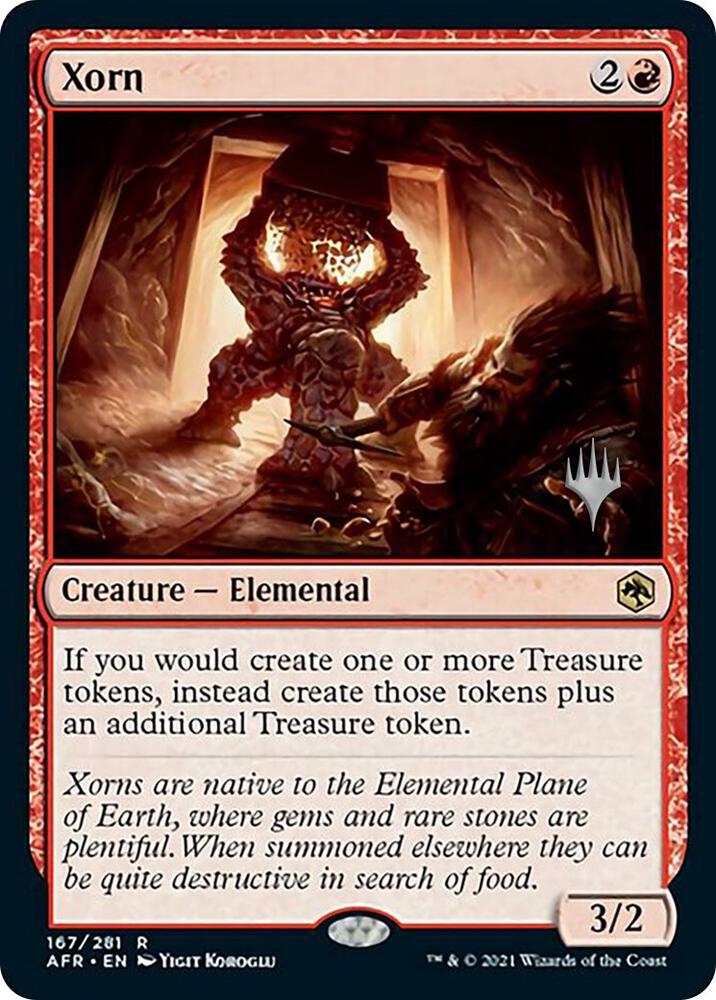 Xorn 167 card from Promo Pack: Adventures in the Forgotten Realms