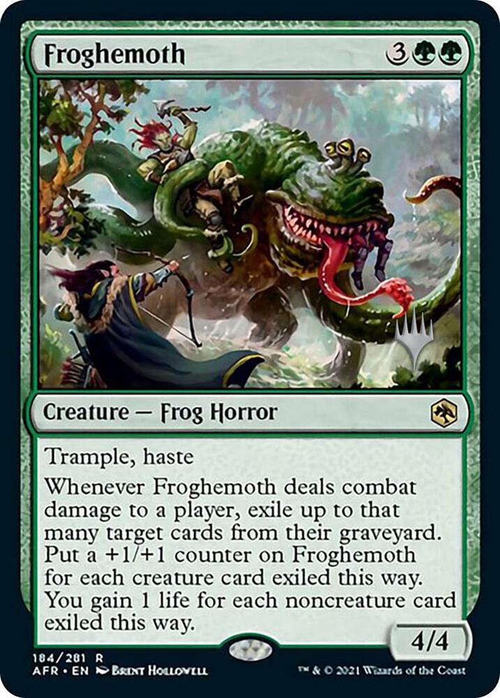 Froghemoth 184 card from Promo Pack: Adventures in the Forgotten Realms