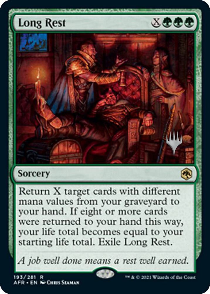 Long Rest 193 card from Promo Pack: Adventures in the Forgotten Realms