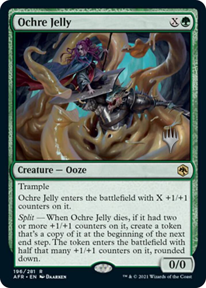 Ochre Jelly 196 card from Promo Pack: Adventures in the Forgotten Realms