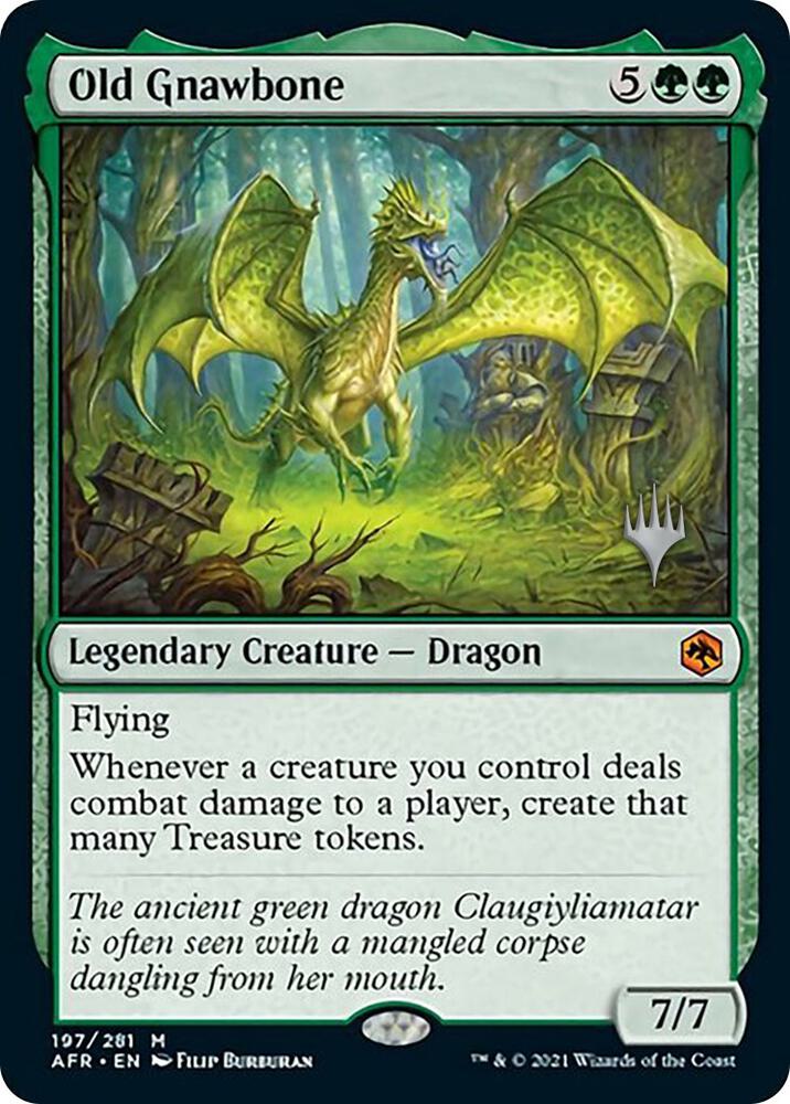 Old Gnawbone 197 card from Promo Pack: Adventures in the Forgotten Realms