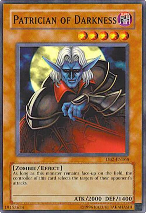 Patrician of Darkness DB2-EN168 card from Dark Beginning 2