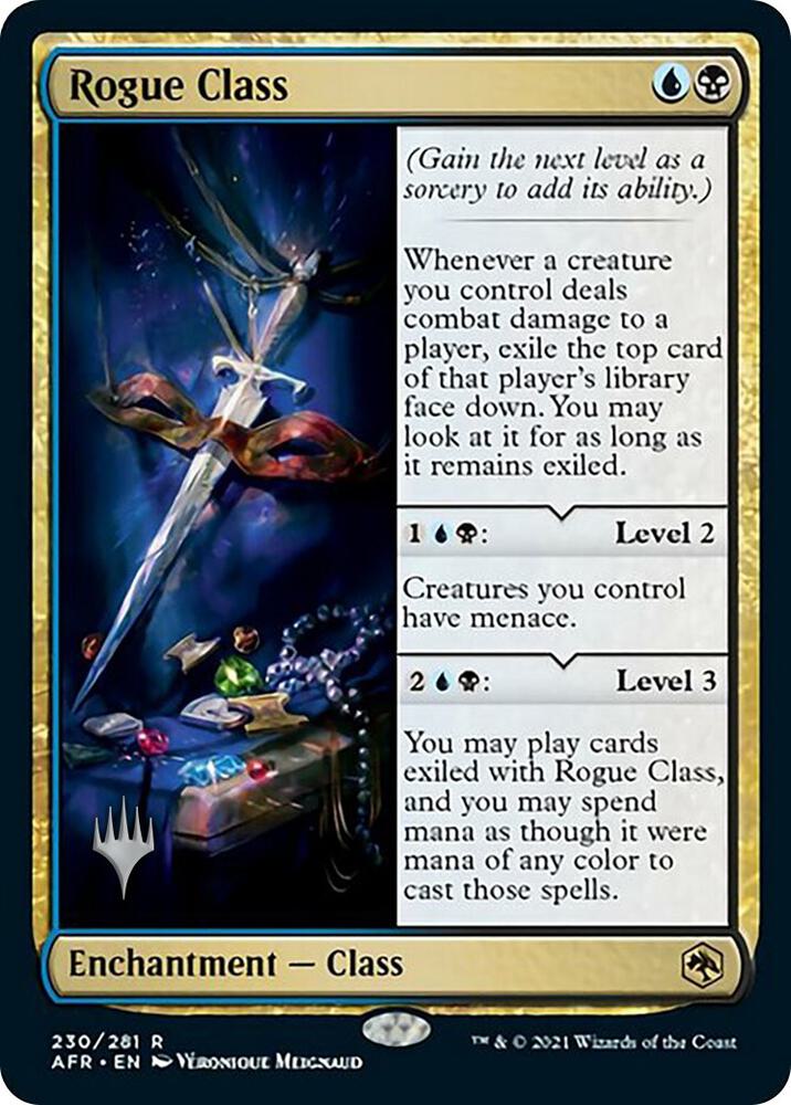 Rogue Class 230 card from Promo Pack: Adventures in the Forgotten Realms