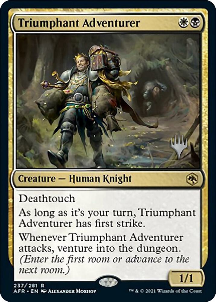 Triumphant Adventurer 237 card from Promo Pack: Adventures in the Forgotten Realms