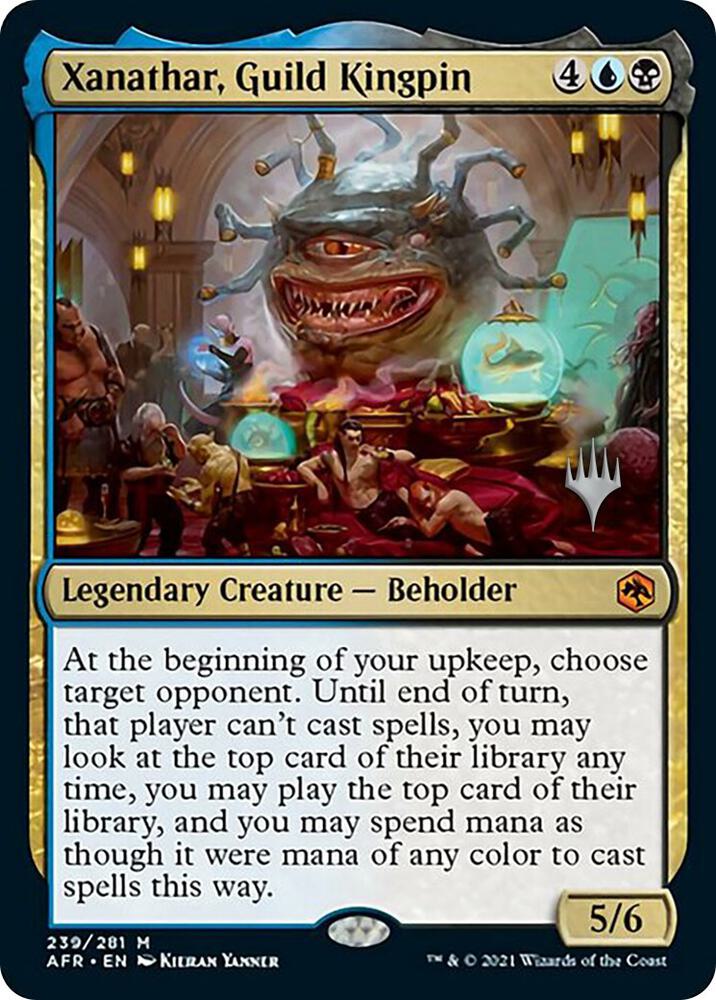 Xanathar, Guild Kingpin 239 card from Promo Pack: Adventures in the Forgotten Realms