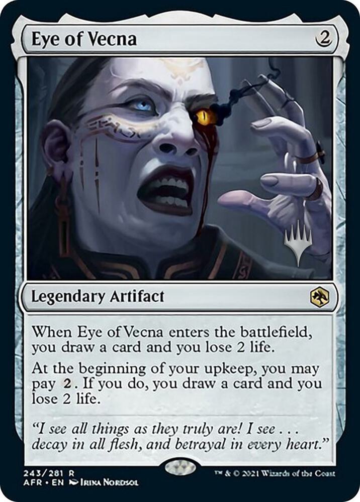 Eye of Vecna 243 card from Promo Pack: Adventures in the Forgotten Realms