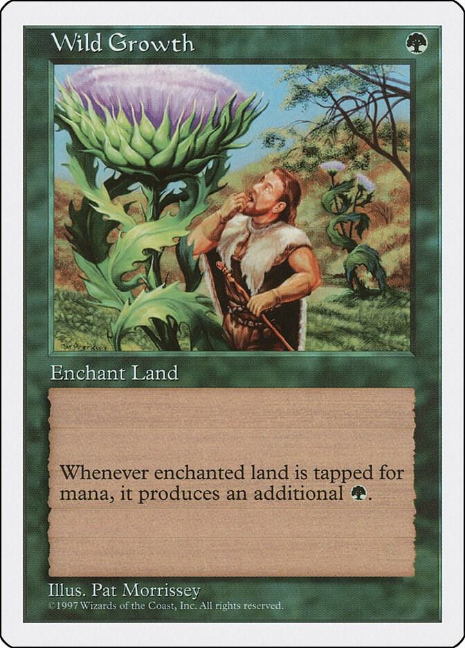Wild Growth card from Fifth Edition