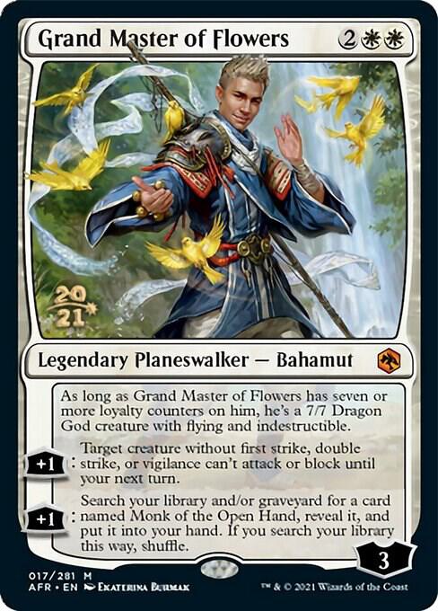 Grand Master of Flowers 17 card from Prerelease Cards