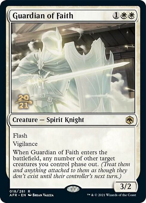 Guardian of Faith 18 card from Prerelease Cards