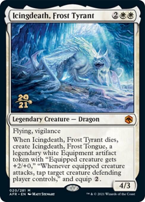 Icingdeath, Frost Tyrant 20 card from Prerelease Cards