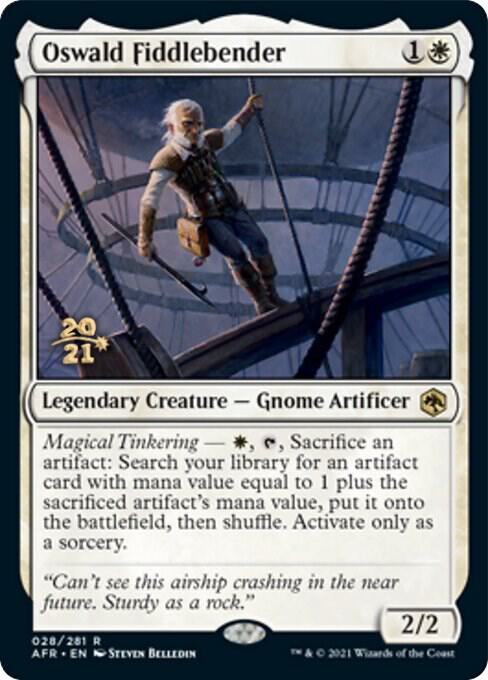 Oswald Fiddlebender 28 card from Prerelease Cards