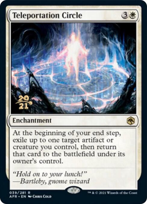 Teleportation Circle 39 card from Prerelease Cards