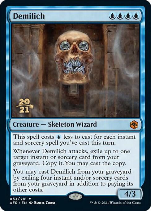 Demilich 53 card from Prerelease Cards