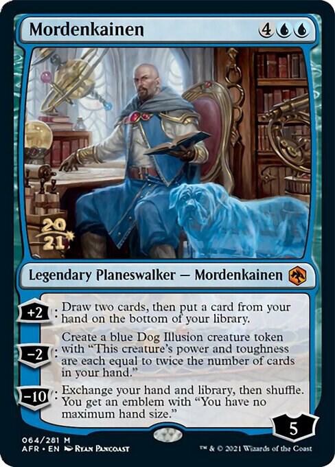Mordenkainen 64 card from Prerelease Cards
