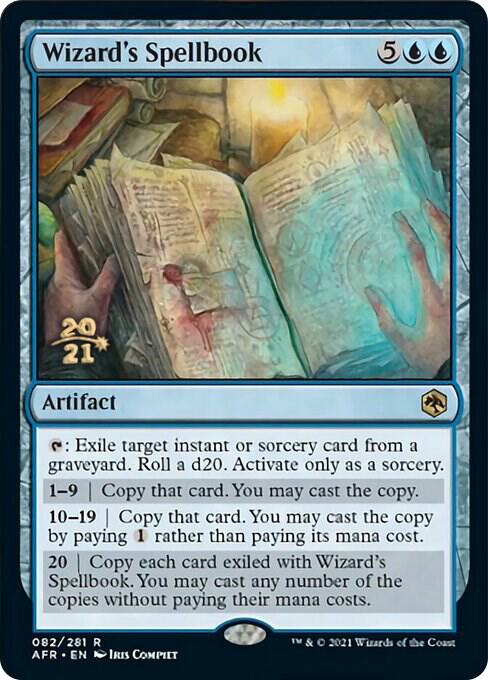 Wizard's Spellbook 82 card from Prerelease Cards