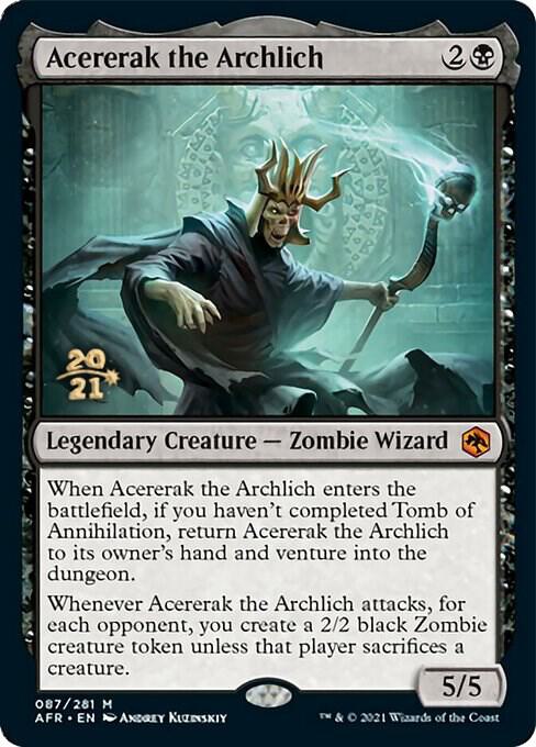 Acererak the Archlich 87 card from Prerelease Cards