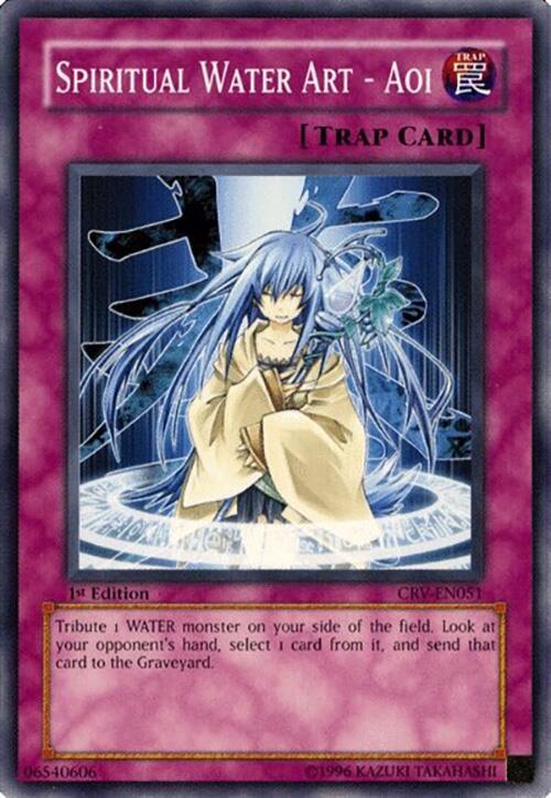 Spiritual Water Art - Aoi CRV-EN051 card from Cybernetic Revolution