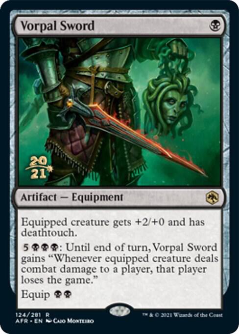 Vorpal Sword 124 card from Prerelease Cards