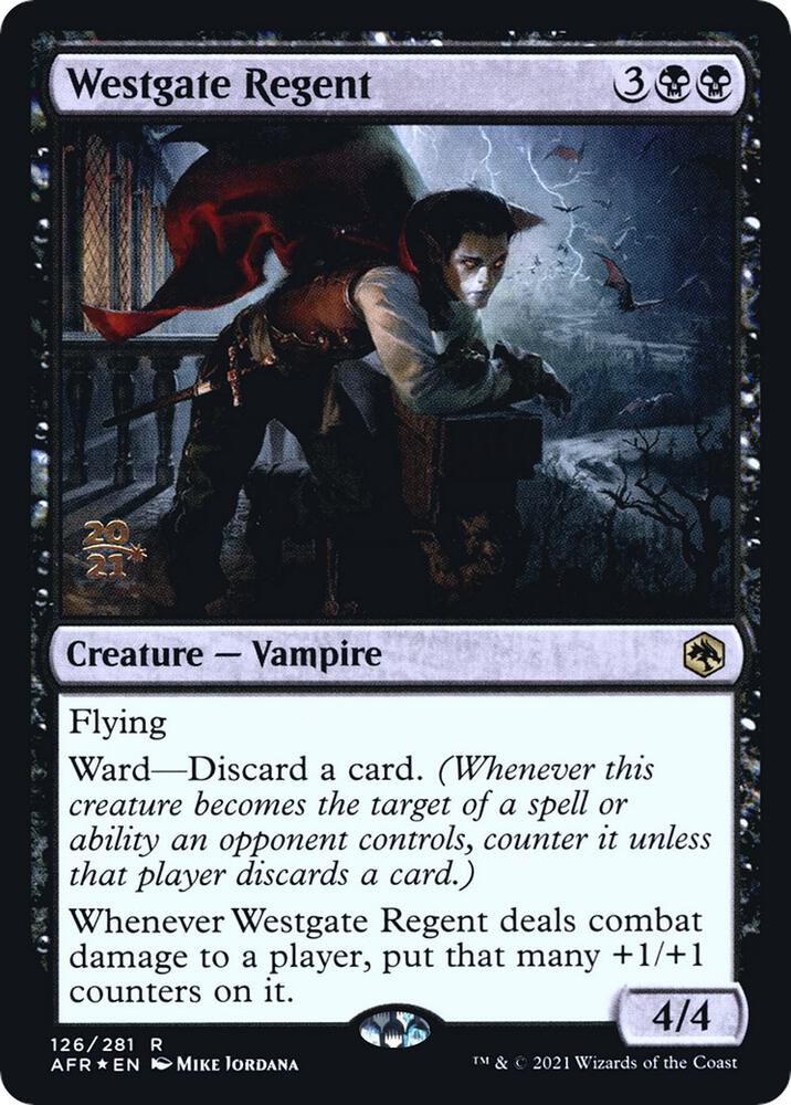 Westgate Regent 126 card from Prerelease Cards