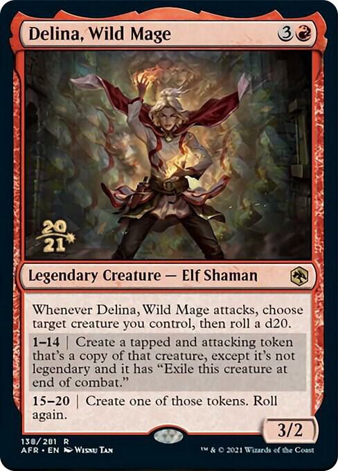 Delina, Wild Mage 138 card from Prerelease Cards