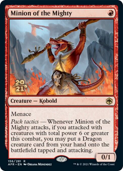 Minion of the Mighty 156 card from Prerelease Cards