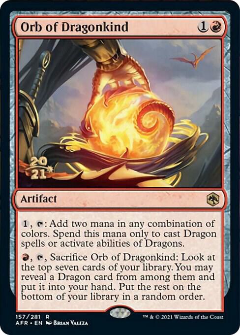 Orb of Dragonkind 157 card from Prerelease Cards