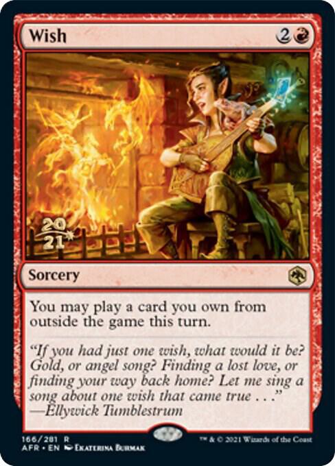 Wish 166 card from Prerelease Cards