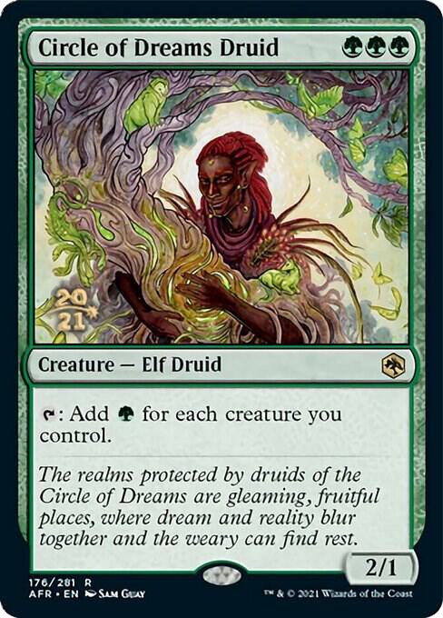 Circle of Dreams Druid 176 card from Prerelease Cards