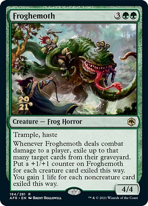 Froghemoth 184 card from Prerelease Cards