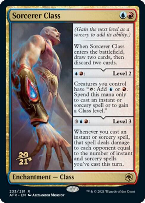 Sorcerer Class 233 card from Prerelease Cards