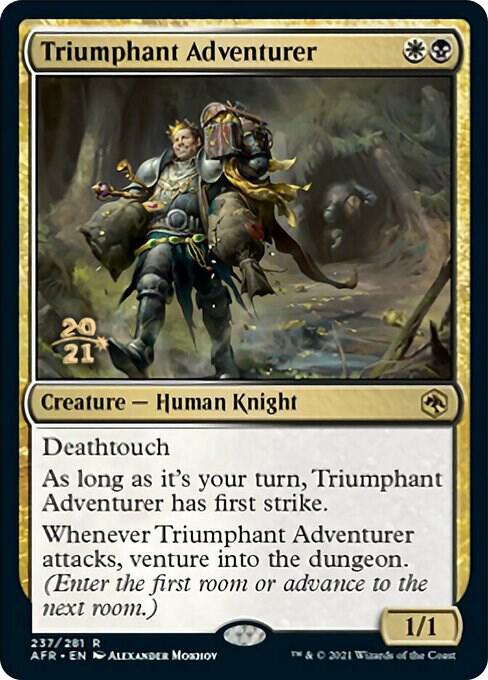 Triumphant Adventurer 237 card from Prerelease Cards