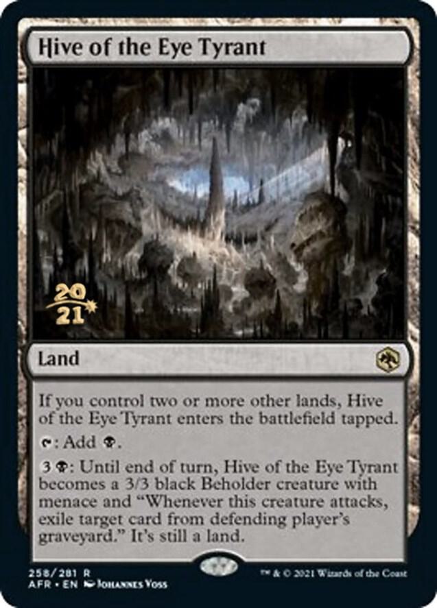 Hive of the Eye Tyrant 258 card from Prerelease Cards