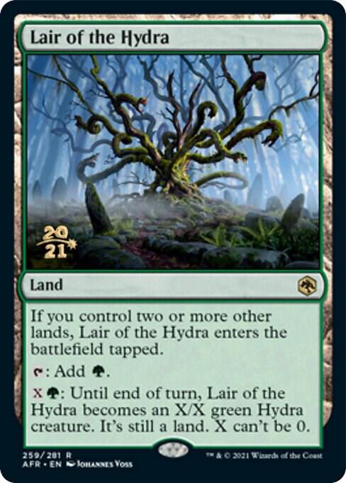 Lair of the Hydra 259 card from Prerelease Cards