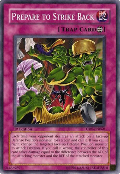 Prepare to Strike Back CRV-EN060 card from Cybernetic Revolution