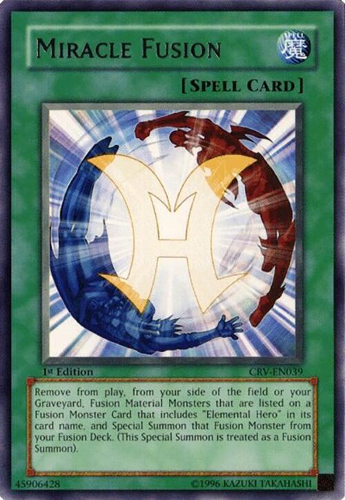 Miracle Fusion CRV-EN039 card from Cybernetic Revolution
