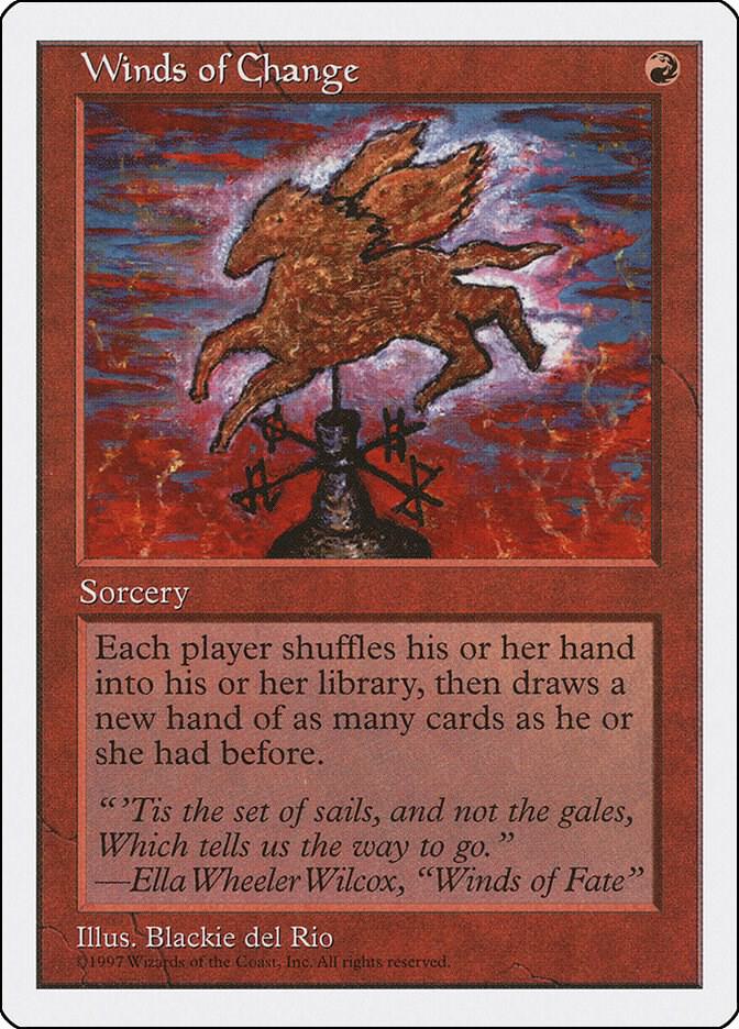 Winds of Change card from Fifth Edition