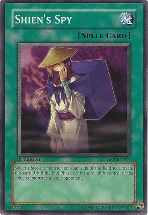 Shien's Spy CRV-EN044 card from Cybernetic Revolution