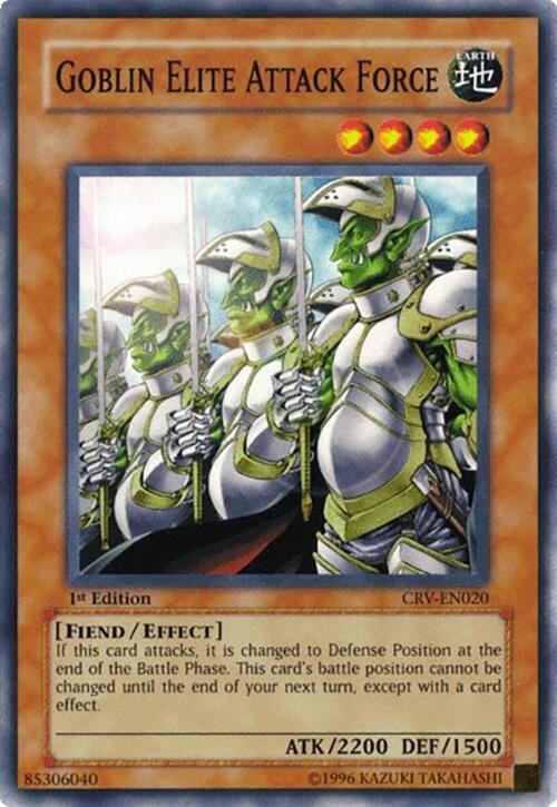 Goblin Elite Attack Force CRV-EN020 card from Cybernetic Revolution